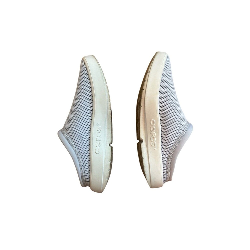 OOFOS OOcoozie Women's Sz 6.5 Sport Mule Lite White/purple Jade Lightweight - Picture 5 of 9